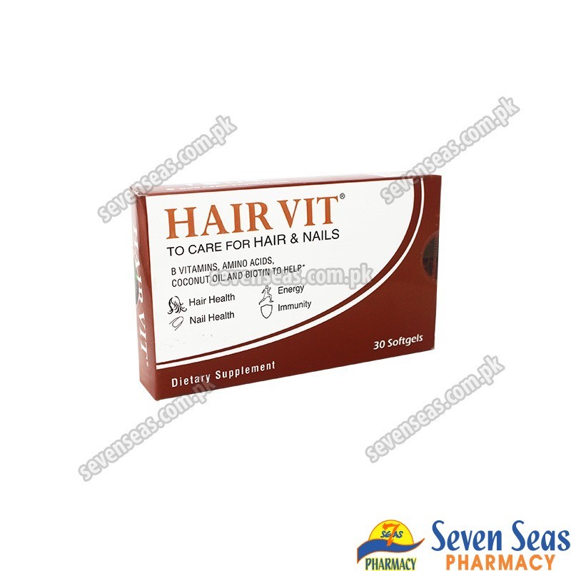 HAIR-VIT CAP (1X30) - Seven Seas Pharmacy - Pakistan Online Pharmacy -  Lahore