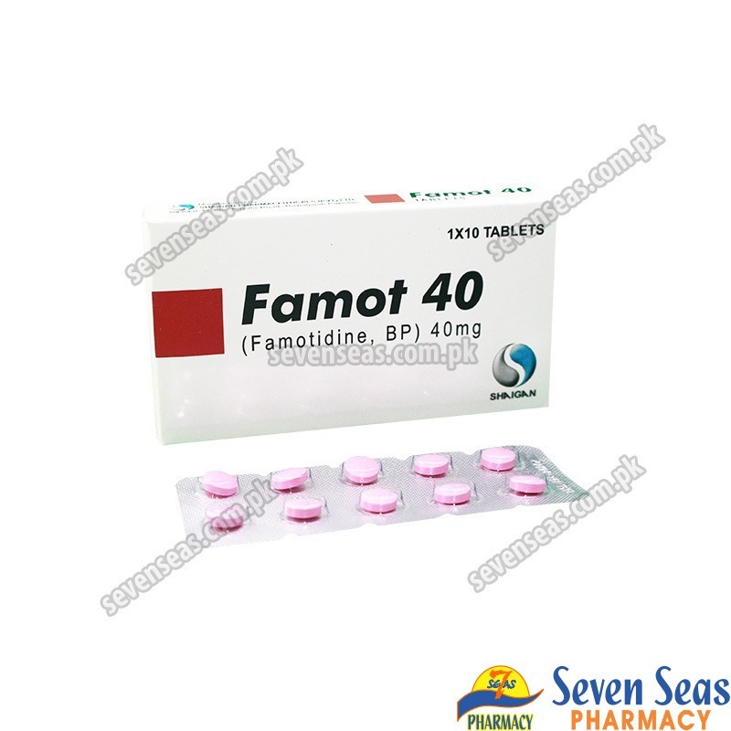 FAMOT-40 TAB 40MG (1X10)