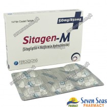 SITAGEN-M TAB 50/850MG (1X14)