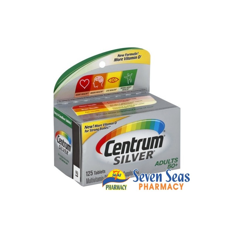 Centrum Silver ADULTS 50+  (1X125 tablets)