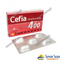 CEFIA CAP 400MG (1X5)