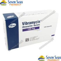 VIBRAMYCIN CAP 100MG 6s