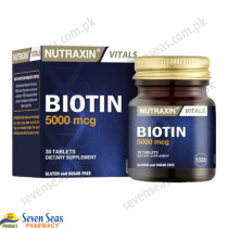 NUTRAXIN BIOTIN TAB 5000MCG (1X30)